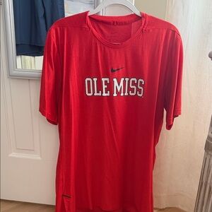 Nike Red Ole Miss Tee